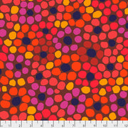 Kaffe Fassett Fabrics - Flower Dot - Warm  From FreeSpirit Fabrics
