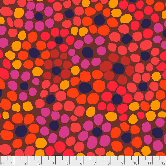 Kaffe Fassett Fabrics - Flower Dot - Warm  From FreeSpirit Fabrics