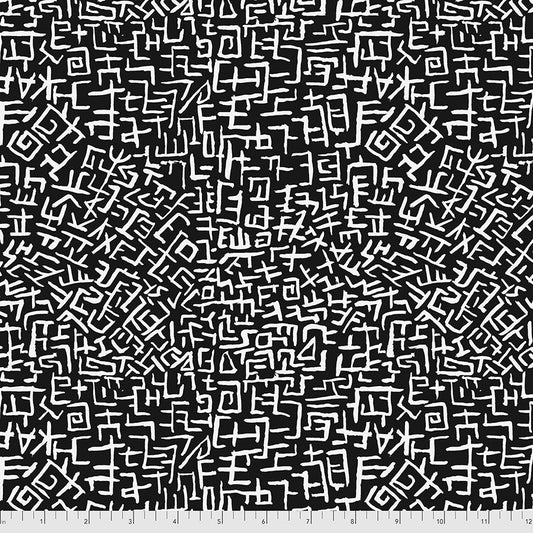 Kaffe Fassett Fabrics - Amaze - Black  From FreeSpirit Fabrics
