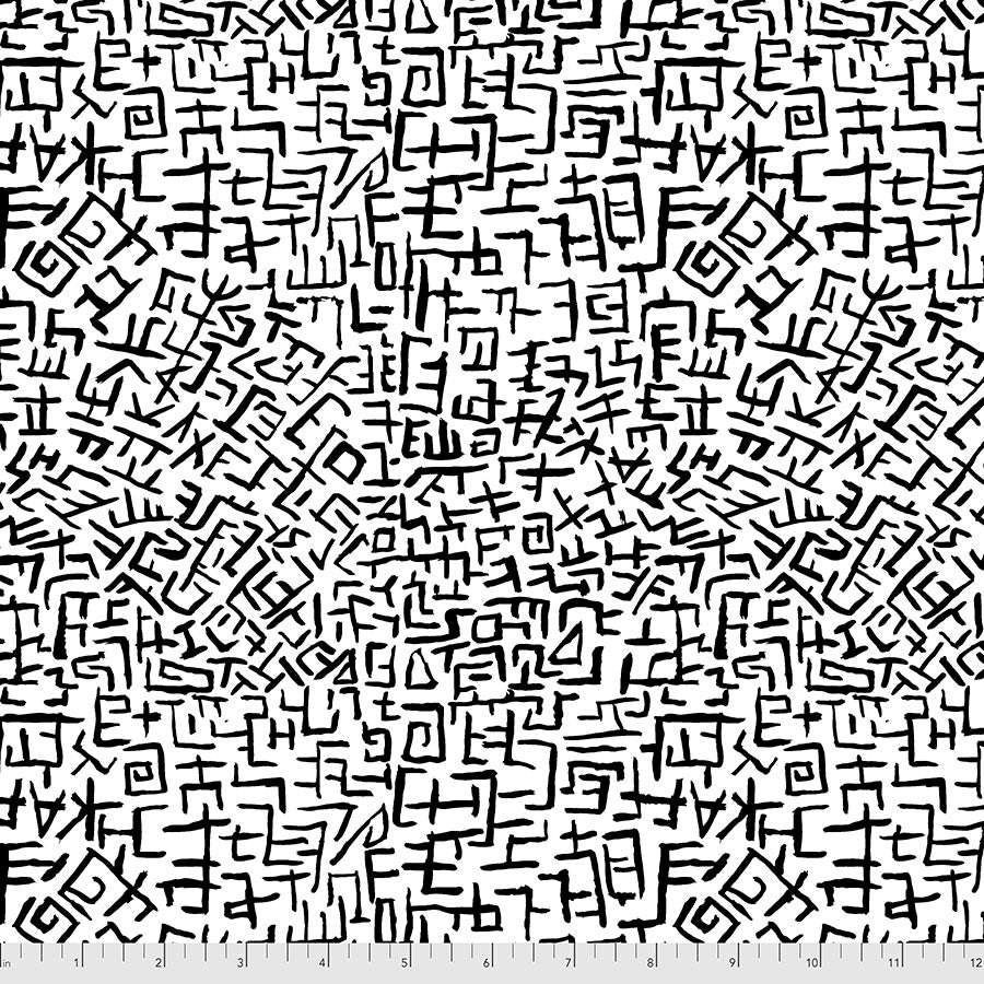 Kaffe Fassett Fabrics - Amaze - White  From FreeSpirit Fabrics