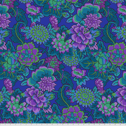 Kaffe Fassett Fabrics - Cloisonne - Blue  From FreeSpirit Fabrics