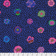 Kaffe Fassett Fabrics - Guinea Flower - Black  From FreeSpirit Fabrics