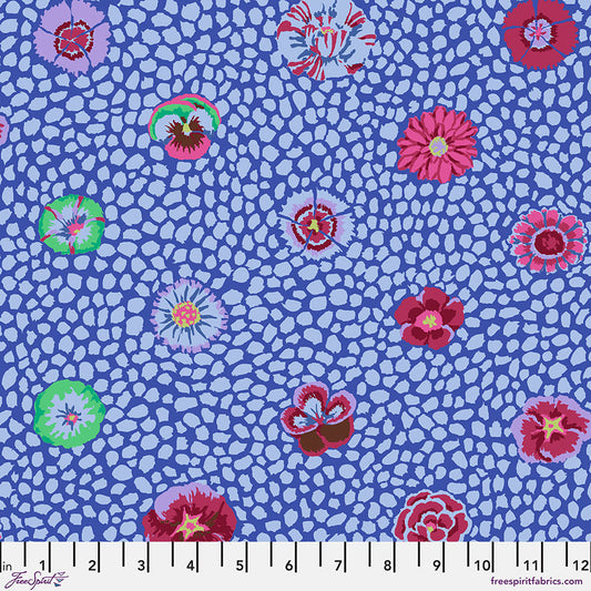 Kaffe Fassett Fabrics - Guinea Flower - Cobalt  From FreeSpirit Fabrics