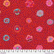 Kaffe Fassett Fabrics - Guinea Flower - Red  From FreeSpirit Fabrics