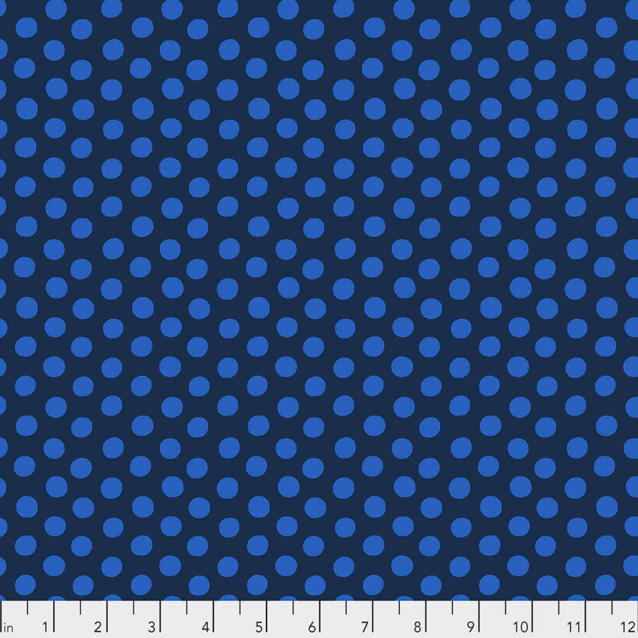 Kaffe Fassett Fabrics - Spot - Indigo  From FreeSpirit Fabrics