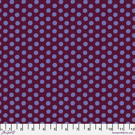 Kaffe Fassett Fabrics - Spot - Plum  From FreeSpirit Fabrics
