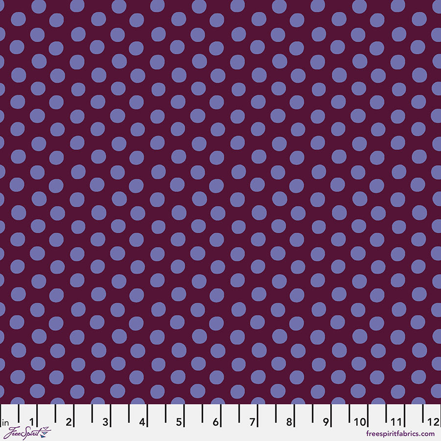 Kaffe Fassett Fabrics - Spot - Plum  From FreeSpirit Fabrics