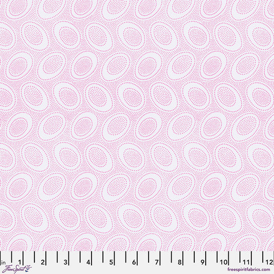 Kaffe Fassett Fabrics - Aboriginal Dot - Blush  From FreeSpirit Fabrics