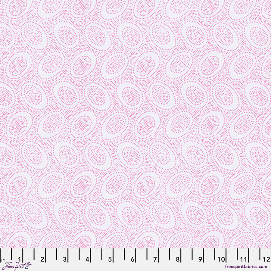 Kaffe Fassett Fabrics - Aboriginal Dot - Blush  From FreeSpirit Fabrics