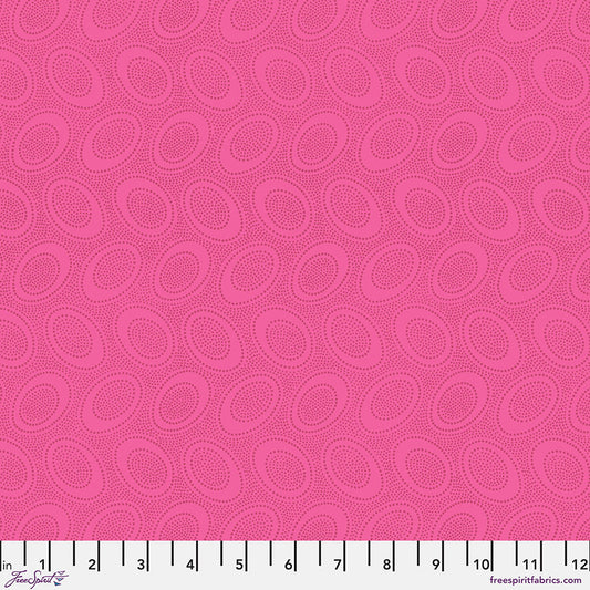 Kaffe Fassett Fabrics - Aboriginal Dot - Shocking  From FreeSpirit Fabrics