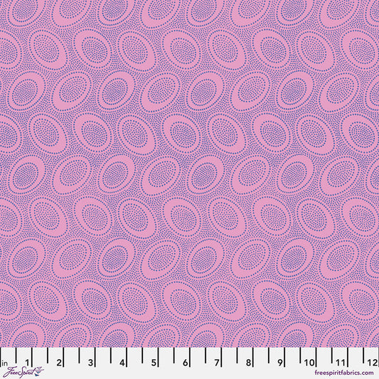 Kaffe Fassett Fabrics - Aboriginal Dot - Wisteria  From FreeSpirit Fabrics