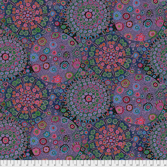 Kaffe Fassett Fabrics - Millefiore - Dusty  From FreeSpirit Fabrics
