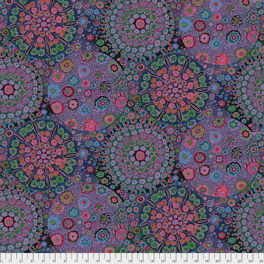 Kaffe Fassett Fabrics - Millefiore - Dusty  From FreeSpirit Fabrics
