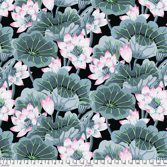 Kaffe Fassett Fabrics - Lake Blossoms - Contrast  From FreeSpirit Fabrics
