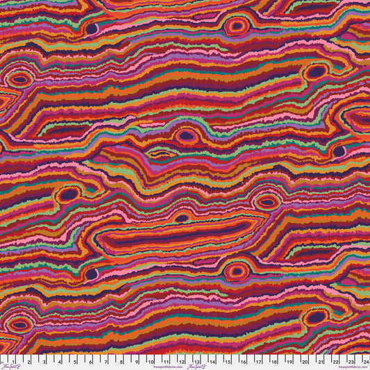 Kaffe Fassett Fabrics - Jupiter - Red  From FreeSpirit Fabrics