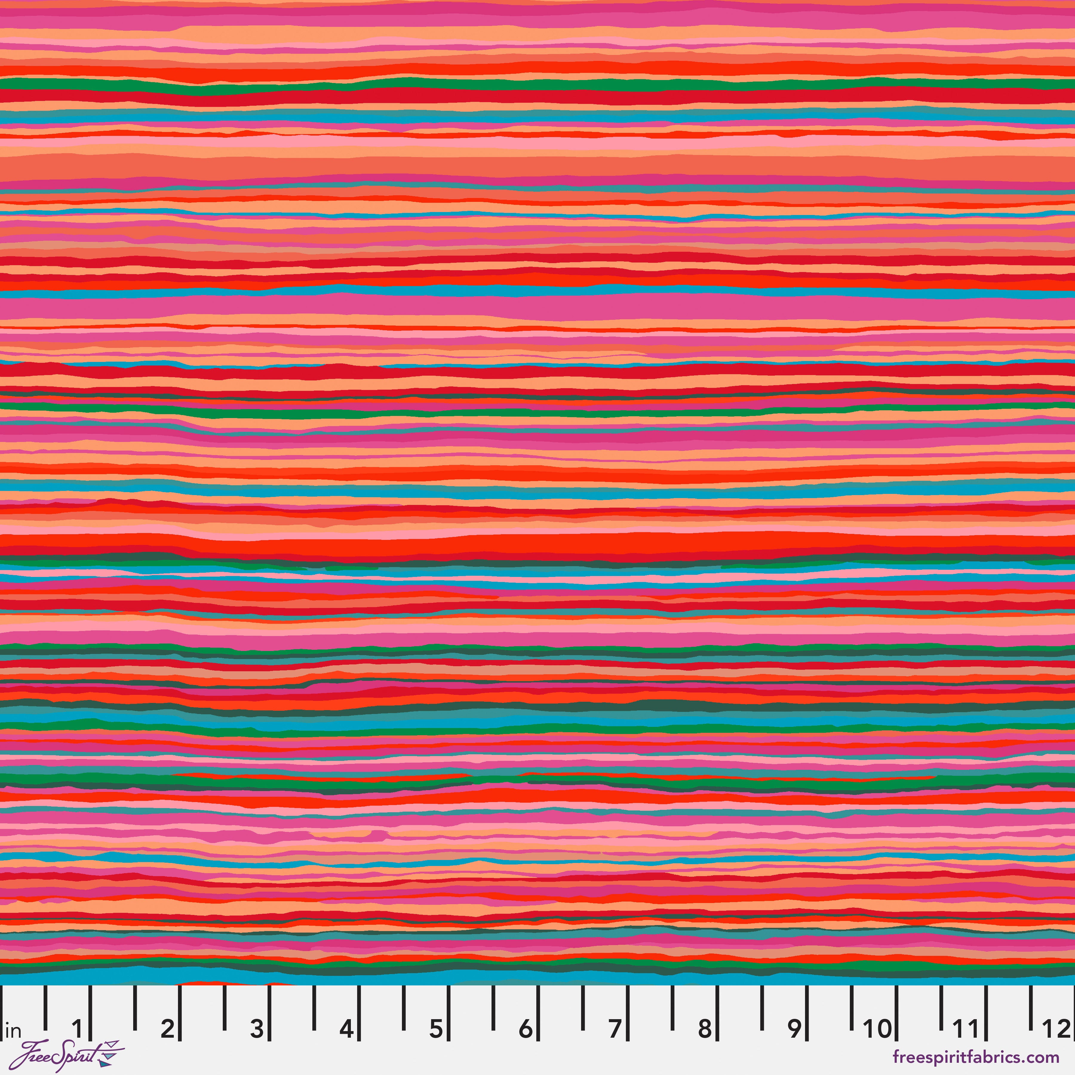 Kaffe Fassett Fabrics - Strata - Red  From FreeSpirit Fabrics