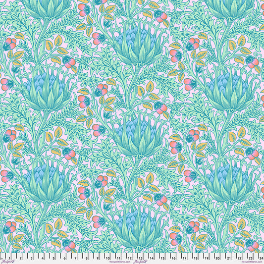 Artichoke - Lavender From Kaffe x Morris & Co. Collaboration From FreeSpirit Fabrics