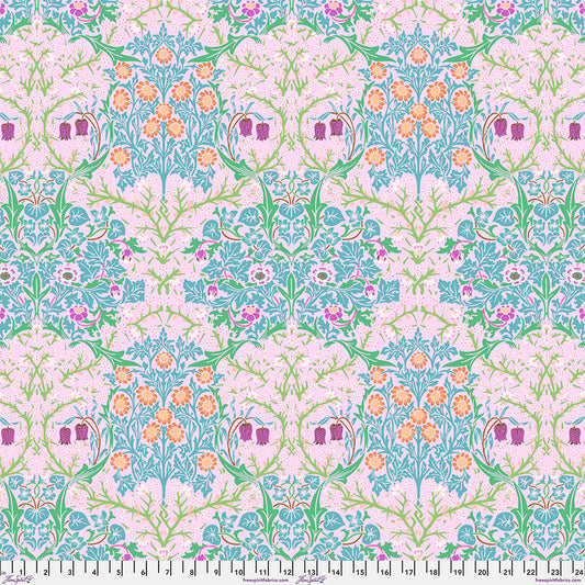 Blackthorn - Pink From Kaffe x Morris & Co. Collaboration From FreeSpirit Fabrics