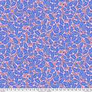 Oak - Blue From Kaffe x Morris & Co. Collaboration From FreeSpirit Fabrics