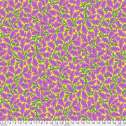 Oak - Violet From Kaffe x Morris & Co. Collaboration From FreeSpirit Fabrics