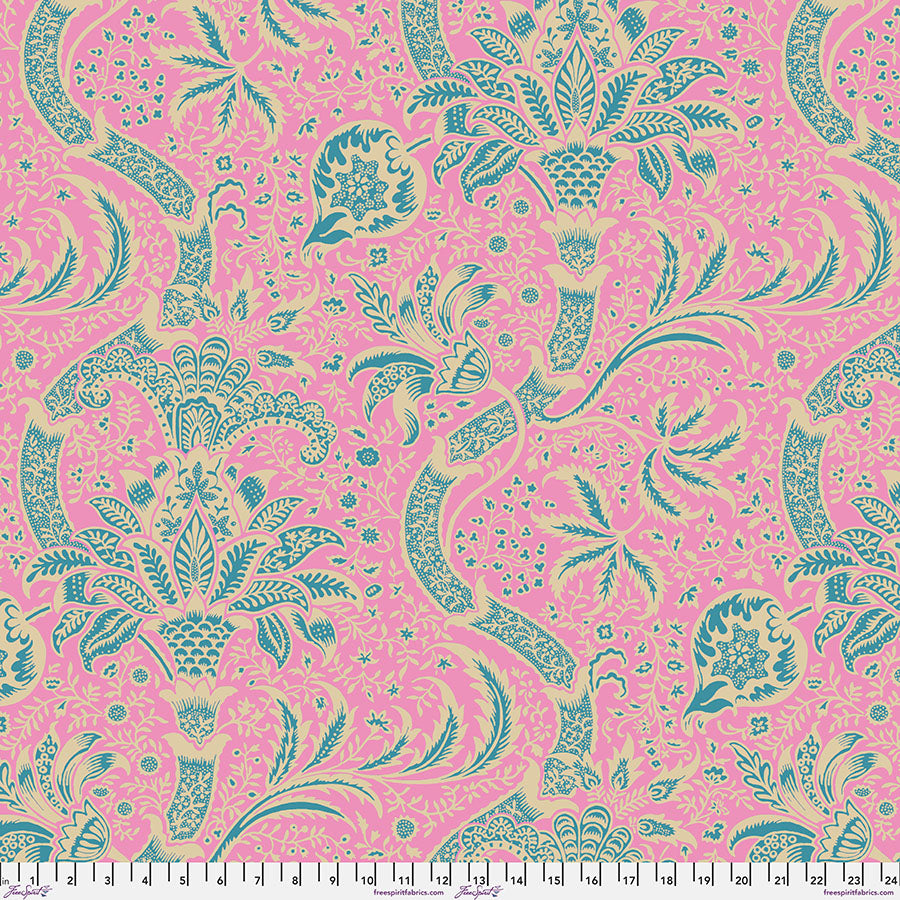 Indian - Opera From Kaffe x Morris & Co. Collaboration From FreeSpirit Fabrics