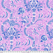 Indian - Pink From Kaffe x Morris & Co. Collaboration From FreeSpirit Fabrics