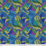 Acanthus - Cobalt From Kaffe x Morris & Co. Collaboration From FreeSpirit Fabrics