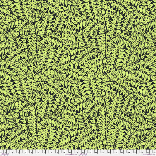 Branches - Black From Kaffe x Morris & Co. Collaboration From FreeSpirit Fabrics