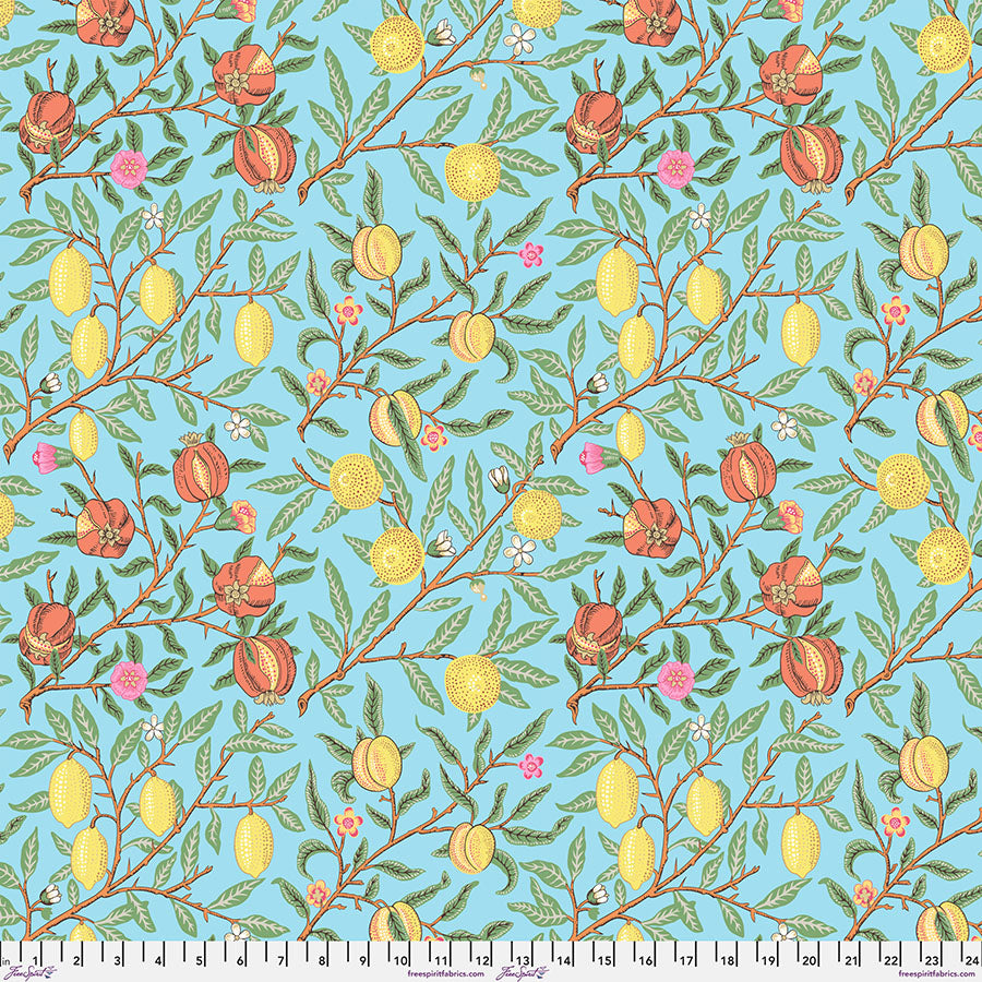 Fruit - Duck Egg From Kaffe x Morris & Co. Collaboration From FreeSpirit Fabrics