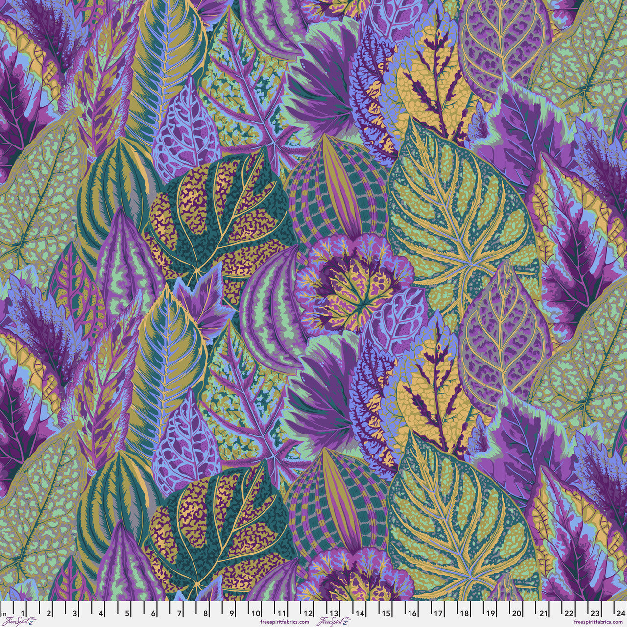 Kaffe Fassett Fabrics - Coleus - Lavender From FreeSpirit Fabrics