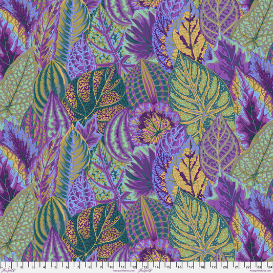 Kaffe Fassett Fabrics - Coleus - Lavender From FreeSpirit Fabrics