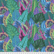 Kaffe Fassett Fabrics - Coleus - Turquoise From FreeSpirit Fabrics