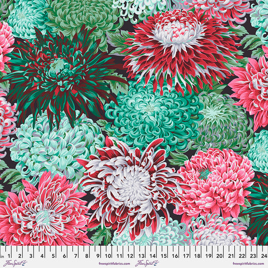 Kaffe Fassett Fabrics - Japanese Chrysanthemum  - Blush From FreeSpirit Fabrics