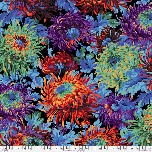 Kaffe Fassett Fabrics - Shaggy - Black From FreeSpirit Fabrics