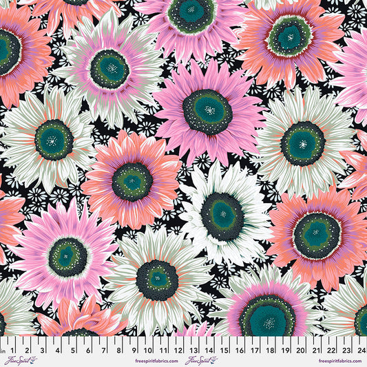 Kaffe Fassett - Van Gogh - Black By The Yard from FreeSpirit Fabrics