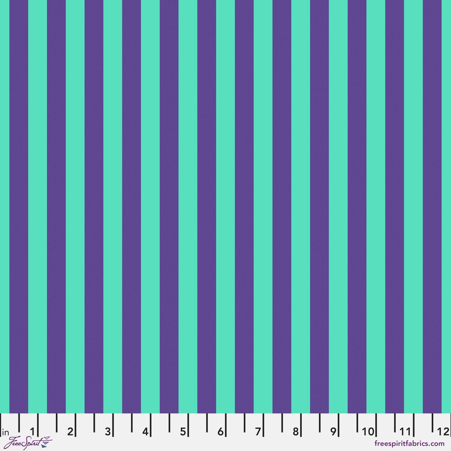 Tula Pink Iris Tent Stripe from True Colors Collection