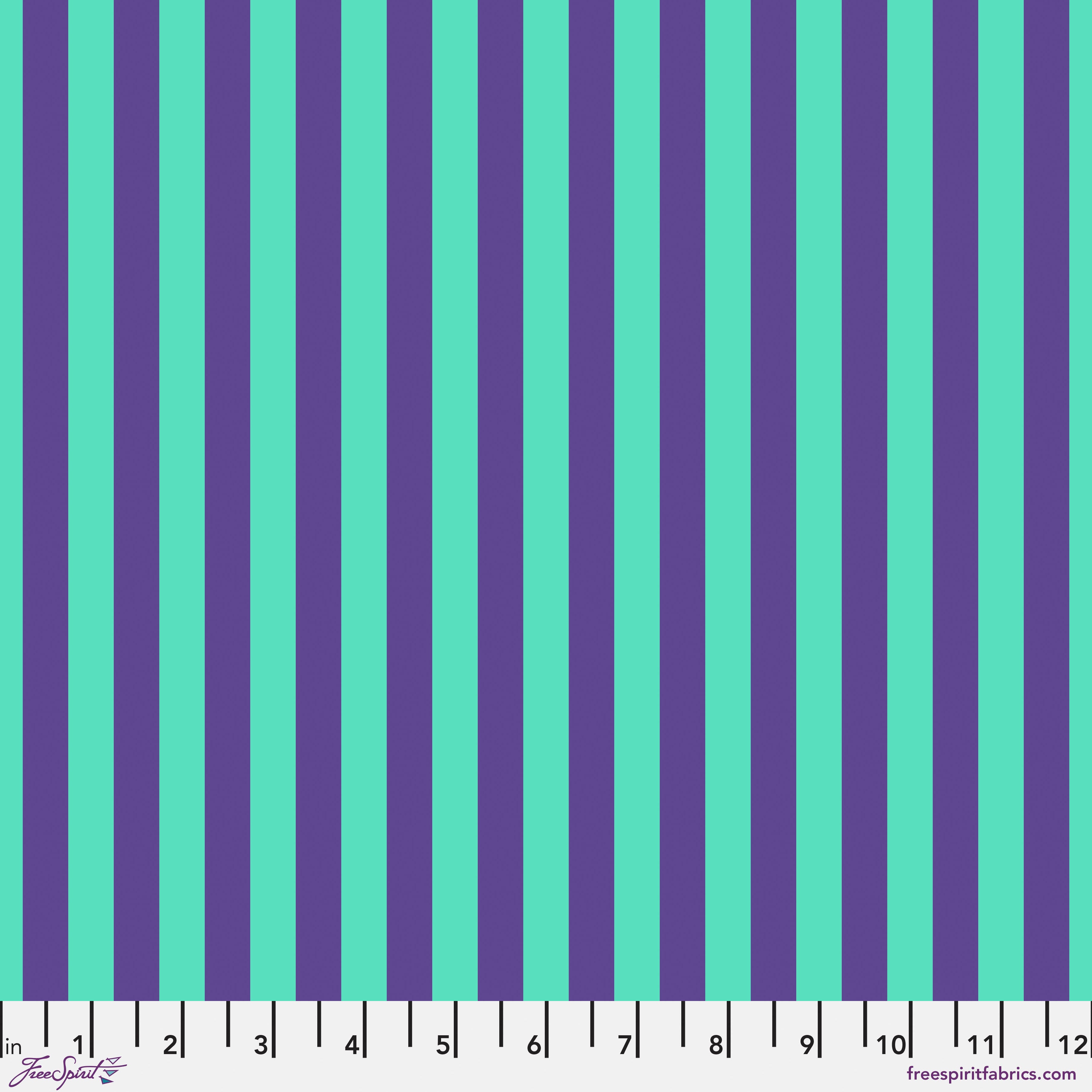 Tula Pink Iris Tent Stripe from True Colors Collection