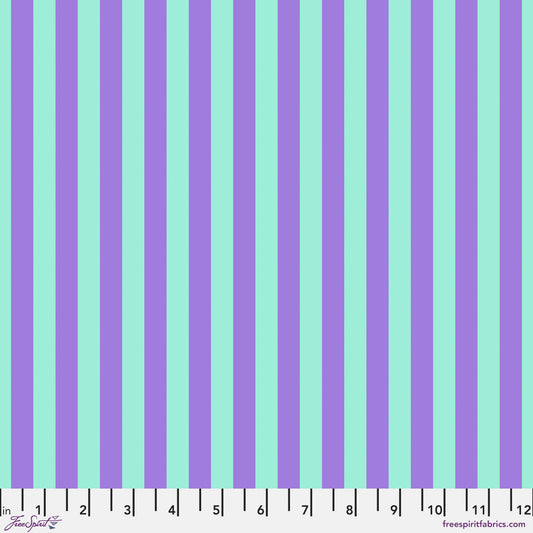 Tula Pink Petunia Tent Stripe from True Colors Collection