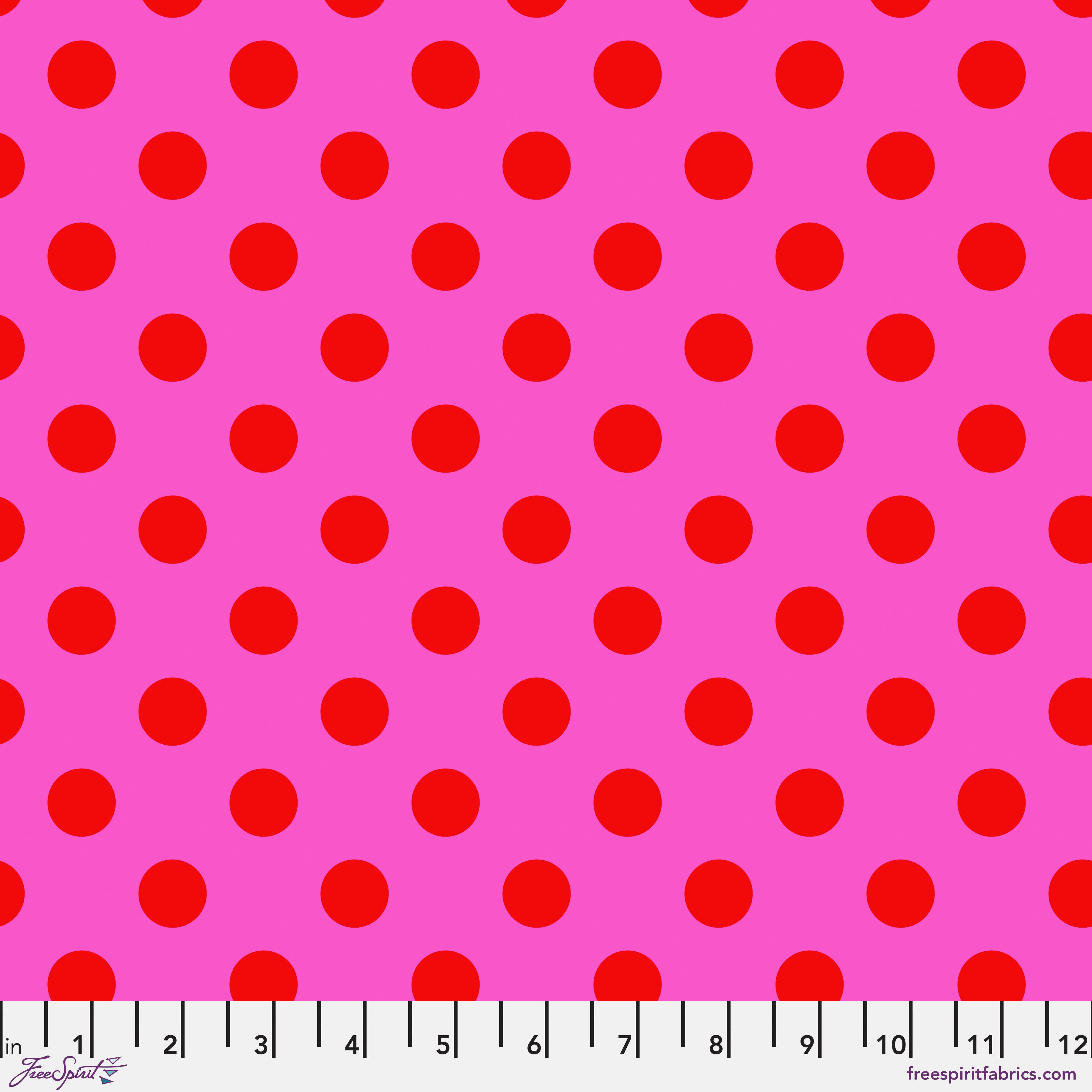 Tula Pink Peony Pom Pom Dots from True Colors Collection