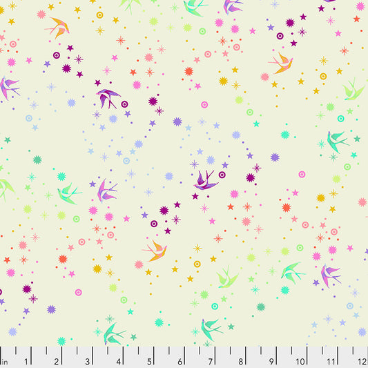Tula Pink Cotton Candy Fairy Dust from True Colors Collection