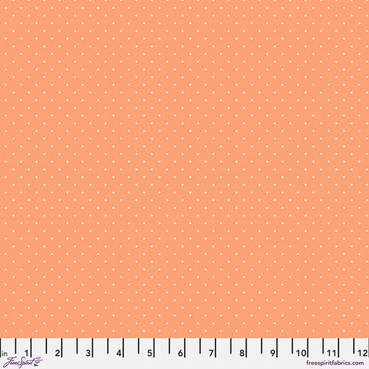 Tula Pink Peachy Tiny Dots from True Colors Collection