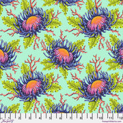 Tula Pink - Friends & Anemones - Seafoam  From the Floral Reef Collection