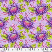 Tula Pink - Friends & Anemones - Ultraviolet  From the Floral Reef Collection
