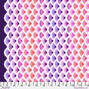 Tula Pink - Aquatic Lace - Ultraviolet  From the Floral Reef Collection