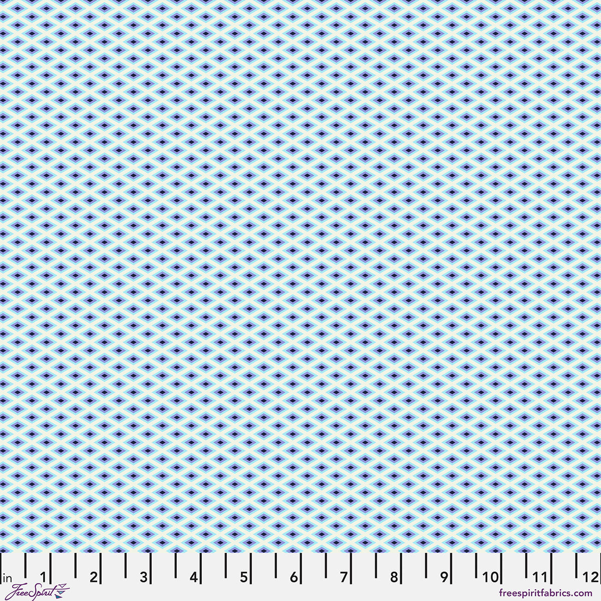 Tula Pink - Lighthouse Windows - Marine  From the Floral Reef Collection