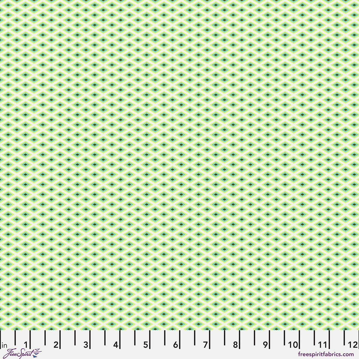 Tula Pink - Lighthouse Windows - Seagrass  From the Floral Reef Collection