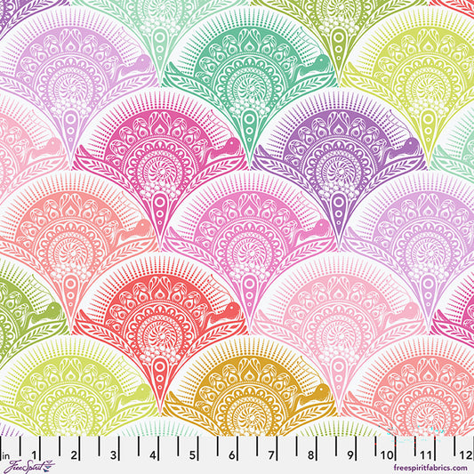 Tula Pink - Snail Scallop - Sugarrush from Prince Charming Deja Vu Collection