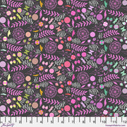 Tula Pink - Dandelion - Licorice from Prince Charming Deja Vu Collection