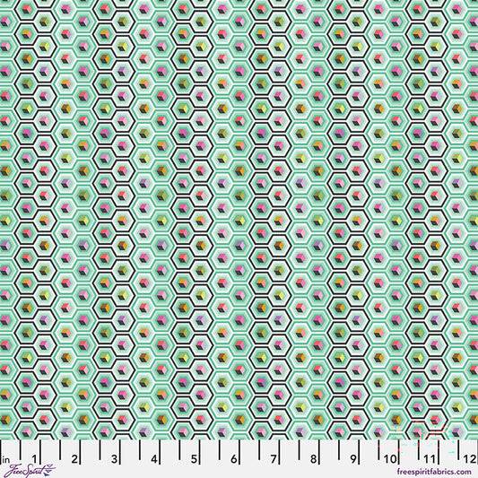 Tula Pink - Hex Box - Sweetmint from Prince Charming Deja Vu Collection