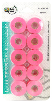 Quilter's Select Prewound Class 15 Bobbins ROSETTA- 80 weight